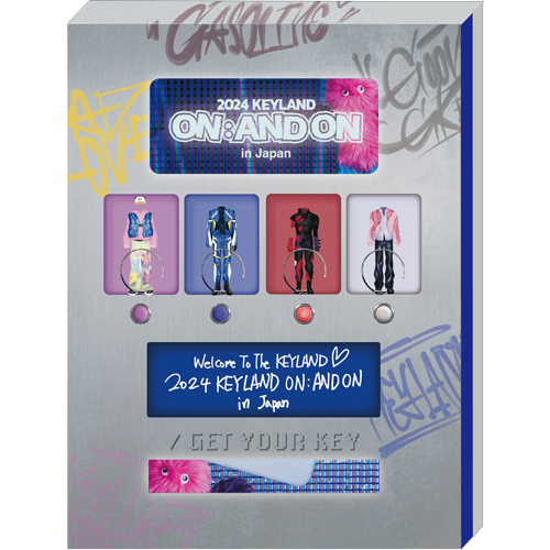 2024 KEYLAND ON : AND ON in Japan【Blu-ray】【+GOODS(ラバー 