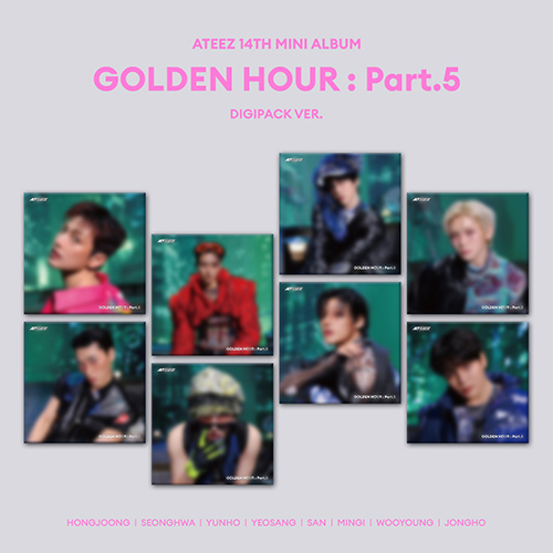 ATEEZ / GOLDEN HOUR : Part.5 (DIGIPACK VER.)【8形態セット】【CD】