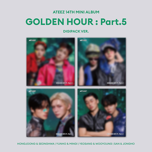 ATEEZ / GOLDEN HOUR : Part.5 (DIGIPACK UNIT VER.)【4形態セット】【CD】