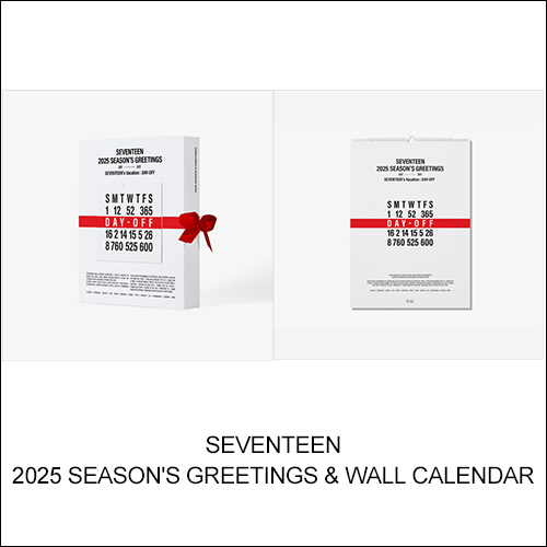100％の保証 SEVENTEEN 2025 SEASON'S GREETINGS & WALL CALENDAR【グッズ アイドル