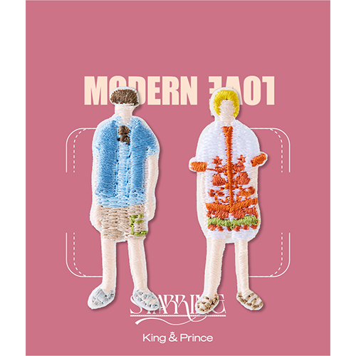 King & Prince / ワッペンシール　MODERN LOVE【King & Prince POP-UP STORE 2026 STARRING】【オンライン販売第二弾】