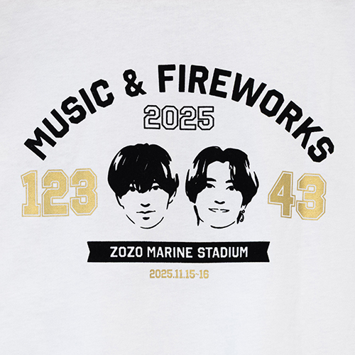 ミュージック＆ファイヤーワークスTシャツ ホワイト【グッズ】 | King