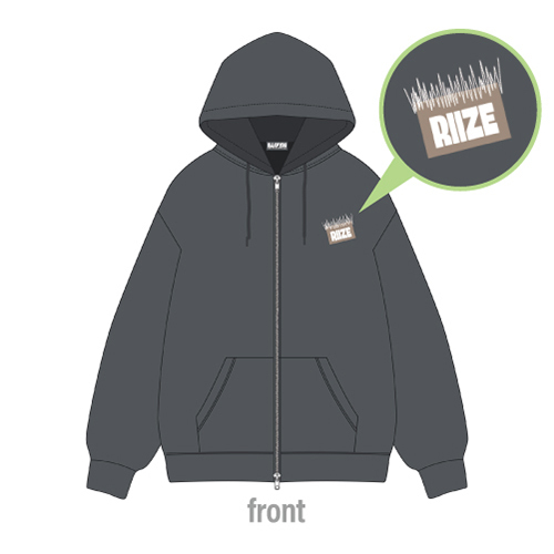 RIIZE / ジップアップパーカー【RIIZE POP-UP STORE "All of You"】