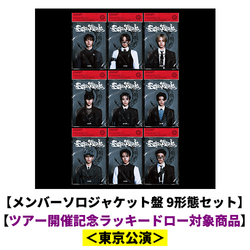 &TEAM / Go in Blind (月狼)【メンバーソロジャケット盤 9形態セット】【ツアー開催記念ラッキードロー対象商品】【東京公演】【CD MAXI】