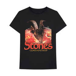 ザ・ローリング・ストーンズ / Goats Head Soup "Goat Head" Tee  黒