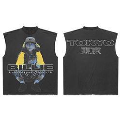 ビリー・アイリッシュ / Billie Eilish Pop Up Store Billie Eilish Billie Photo Tokyo Cut Off Muscle Tee