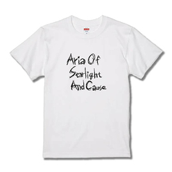 粗品 / 粗品1stツアー「星彩と大義のアリア」 Tシャツ / ホワイト