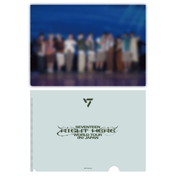SEVENTEEN / SEVENTEEN [RIGHT HERE] WORLD TOUR IN JAPAN / クリアファイル(Blu-ray)