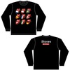 ザ・ローリング・ストーンズ / The Rolling Stones No Filter Tongue Flags LS Tee【Tシャツ】【黒】【S/M/L/XL】
