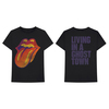 ザ・ローリング・ストーンズ / Ghost Town Black Distressed Tongue Tee 