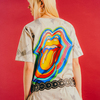 ザ・ローリング・ストーンズ / RS No,9 Harajuku【The Rolling Stones Stone Tongue Logo Graphic Back Print Tie Dye T-Shirt】