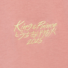 King & Prince / ロゴ＆ラムネイラストTシャツ コーラルピンク【King & Princeとうちあげ花火2025】